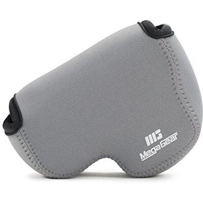 MegaGear Nikon Coolpix L340 Funda Ultraligera para cámara de Fotos (Neopreno, con mosquetón), Color Gris MegaGear Nikon Coolpix L340 Funda Ultraligera para cámara de Fotos (Neopreno, con mosquetón), Color Gris