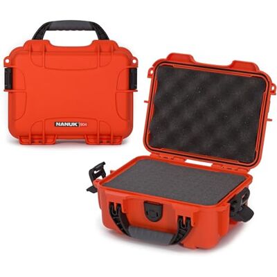 NANUK 904 Serie Compacta Maleta Protectora Ligera e Impermeable de Resina NK-7 con Inserto de Espuma Personalizable (25,91 x 20,07 x 11,43 cm) Naranja NANUK 904 Serie Compacta Maleta Protectora Ligera e Impermeable de Resina NK-7 con Inserto de Espuma Personalizable (25,91 x 20,07 x 11,43 cm) Naranja