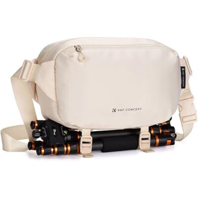 K&F CONCEPT Bolsa Camara Fotografica, Camera Bag, Bolsa Funda Cámara Réflex, Bolso Bandolera Camara Impermeable Resistente, Mochila Sling para Cámara Réflex Digital Compatible con SLR DSLR, Tamaño M K&F CONCEPT Bolsa Camara Fotografica, Camera Bag, Bolsa Funda Cámara Réflex, Bolso Bandolera Camara Impermeable Resistente, Mochila Sling para Cámara Réflex Digital Compatible con SLR DSLR, Tamaño M