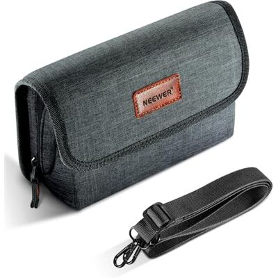 NEEWER Estuche para Filtros Lente Cámara con Carcasa Dura Resistente al Agua, 6 Bolsillos Suaves, Correa de Hombro, Bolsa para Filtros de Fotografía para Filtros Cuadrados 4''x 4'', 4''x 5.65'',PB025 NEEWER Estuche para Filtros Lente Cámara con Carcasa Dura Resistente al Agua, 6 Bolsillos Suaves, Correa de Hombro, Bolsa para Filtros de Fotografía para Filtros Cuadrados 4''x 4'', 4''x 5.65'',PB025