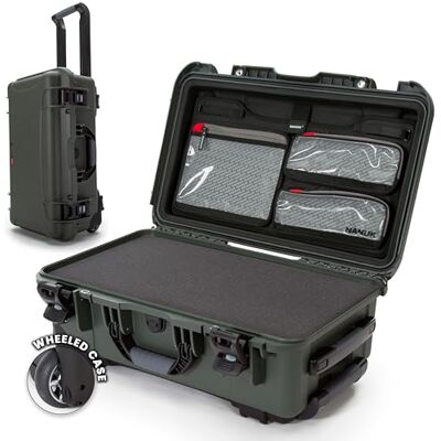 NANUK 935 Maleta Protectora Ligera e Impermeable de Resina NK-7 con Interior de Espuma Personalizable y Organizador en la Tapa (25,1 cm x 40,9 x 25,7 cm) (Verde Oliva) NANUK 935 Maleta Protectora Ligera e Impermeable de Resina NK-7 con Interior de Espuma Personalizable y Organizador en la Tapa (25,1 cm x 40,9 x 25,7 cm) (Verde Oliva)