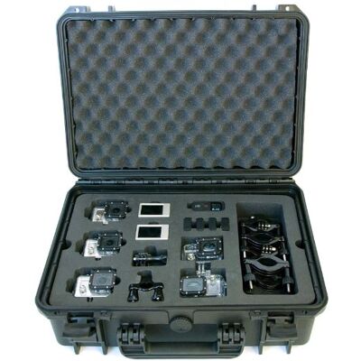 KP Cases KPC-GP4 Maletín de Seguridad para 4 cámaras GoPro y Accesorios, Negro KP Cases KPC-GP4 Maletín de Seguridad para 4 cámaras GoPro y Accesorios, Negro