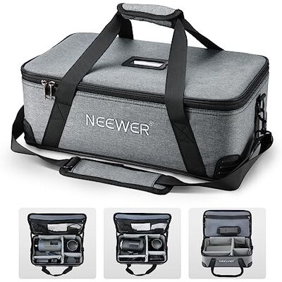 NEEWER Bolsa de Transporte con Espuma móvil Acolchada para Studio Light Vision 4 ML300 CB60 CB60B RGB CB60 MS60B MS60C MS150B, Bolsa de Transporte de Tela Oxford Duradera con Correa para el Hombro y NEEWER Bolsa de Transporte con Espuma móvil Acolchada para Studio Light Vision 4 ML300 CB60 CB60B RGB CB60 MS60B MS60C MS150B, Bolsa de Transporte de Tela Oxford Duradera con Correa para el Hombro y