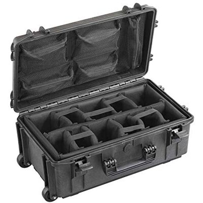 MAX Cases 520CAMORGTR.079 Negro Maleta hermética para fotografía con divisiones acolchadas y trolley dimensiones internas 520 x 290 x 200 mm MAX Cases 520CAMORGTR.079 Negro Maleta hermética para fotografía con divisiones acolchadas y trolley dimensiones internas 520 x 290 x 200 mm