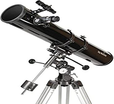 Sky-Watcher Newton telescopio 114/900, Montura ecuatorial EQ1, Negro