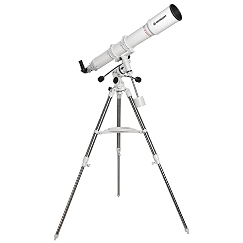 Bresser First Light AR-102/1000 TELESCOPIO Astro, Blanco