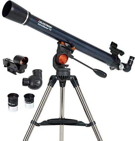 Celestron AstroMaster 70AZ Telescopio, Negro