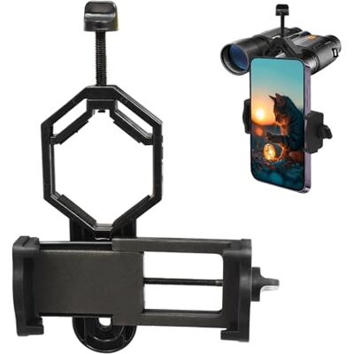 Surplex Universal Adaptador de Smartphone, prismáticos, telescopio terrestre, microscopio Surplex Universal Adaptador de Smartphone, prismáticos, telescopio terrestre, microscopio