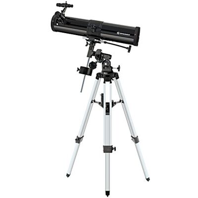 Bresser Telescopio 76/700 Saturn Explorer EQ Espejo telescópico Después de Newton con trípode y Montura y Accesorios Bresser Telescopio 76/700 Saturn Explorer EQ Espejo telescópico Después de Newton con trípode y Montura y Accesorios