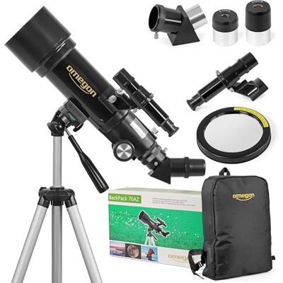 Omegon Telescopio AC 70/400 Solar Backpack AZ Omegon Telescopio AC 70/400 Solar Backpack AZ