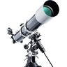 CRBUDY Telescopio para Principiantes Telescopios astronómicos portátiles de 80 mm de Apertura de 900 mm con Adaptador para teléfono Inteligente Telescopio portátil Bueno