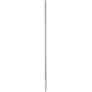 Vikan Mango de fibra de vidrio con punta roscada, 2973, blanco, 1 Vikan Mango de fibra de vidrio con punta roscada, 2973, blanco, 1