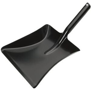 Vikan Recogedor de Metal, 245 mm Longitud, Negro Vikan Recogedor de Metal, 245 mm Longitud, Negro