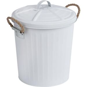 Wenko Cubo de cósmetica Gara blanco mate 6 ltr. Cubo de la basura Capacidad: 6 l, Acero, 24 x 28.5 x 23 cm, Blanco Wenko Cubo de cósmetica Gara blanco mate 6 ltr. Cubo de la basura Capacidad: 6 l, Acero, 24 x 28.5 x 23 cm, Blanco