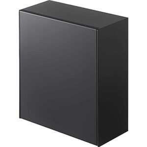 YAMAZAKI TOWER Film Hook Storage Box, black, ABS Resin, 17 x 8.7~16 x 20 cm YAMAZAKI TOWER Film Hook Storage Box, black, ABS Resin, 17 x 8.7~16 x 20 cm