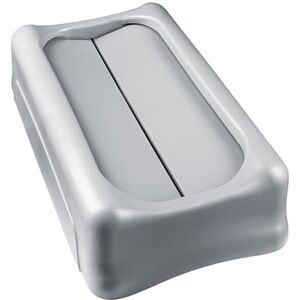 Rubbermaid Commercial Products Tapa Basculante para FG3540, FG3541, Estireno Resistente a Impactos, Gris Rubbermaid Commercial Products Tapa Basculante para FG3540, FG3541, Estireno Resistente a Impactos, Gris