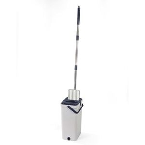 Beldray Deep Clean Ultimate Flat Head Mop & Bucket Set – Sistema de Triple función con Compartimentos para Agua Limpia y Sucia, Cabezal Giratorio 180°, 2 Almohadillas para Fregar y pulir, 2L Beldray Deep Clean Ultimate Flat Head Mop & Bucket Set – Sistema de Triple función con Compartimentos para Agua Limpia y Sucia, Cabezal Giratorio 180°, 2 Almohadillas para Fregar y pulir, 2L