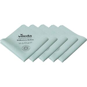 Vileda Professional , Bayeta PurMicro Active, Verde, Microfibra alto rendimiento, Recubrimiento PUR, Superficies lisas, Inox y Vidrio, Alta absorción, Secado sin rastros, Disponible 5 colores, 38x35cm Vileda Professional , Bayeta PurMicro Active, Verde, Microfibra alto rendimiento, Recubrimiento PUR, Superficies lisas, Inox y Vidrio, Alta absorción, Secado sin rastros, Disponible 5 colores, 38x35cm