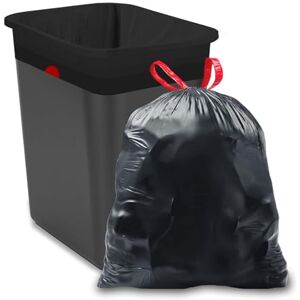 Commander Bolsas de basura negras de 39 galones con cordón extra grueso de 1.2 mil, 33 x 41 pulgadas, paquete de 40 unidades, para el hogar, industrial, comercial, 15% más gruesas que la competencia Commander Bolsas de basura negras de 39 galones con cordón extra grueso de 1.2 mil, 33 x 41 pulgadas, paquete de 40 unidades, para el hogar, industrial, comercial, 15% más gruesas que la competencia