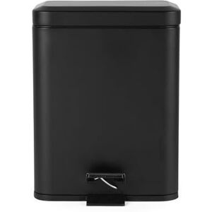 Beldray Cubo de basura de doble compartimento – cubo de basura de separación, cubo de basura rectangular, 5 litros, cubos interiores extraíbles, para oficina, baño, dormitorio, negro Beldray Cubo de basura de doble compartimento – cubo de basura de separación, cubo de basura rectangular, 5 litros, cubos interiores extraíbles, para oficina, baño, dormitorio, negro