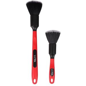 SIXTOL CAR DETAILING BRUSH 2 PRO Juego de cepillos para el cuidado del coche, 2 piezas, cepillos de limpieza anchos, interior y exterior, mango ergonómico, sin arañazos, eliminador de polvo, ranuras SIXTOL CAR DETAILING BRUSH 2 PRO Juego de cepillos para el cuidado del coche, 2 piezas, cepillos de limpieza anchos, interior y exterior, mango ergonómico, sin arañazos, eliminador de polvo, ranuras