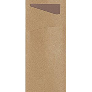Duni Sacchetto Cubertería con servilletas plegables en el interior, 8,5 x 19 cm, Eco Echo & Chestnut, 400 Duni Sacchetto Cubertería con servilletas plegables en el interior, 8,5 x 19 cm, Eco Echo & Chestnut, 400