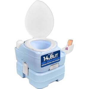 SereneLife SLCATL220 Inodoro portátil - 15L - Azul SereneLife SLCATL220 Inodoro portátil - 15L - Azul