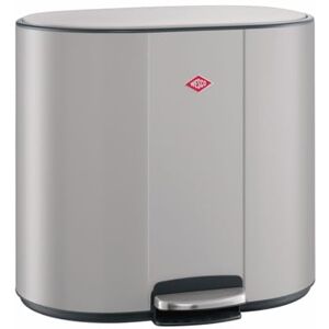 WESCO Multicollector Cubo de basura con pedal (2 unidades, chapa de acero con recubrimiento en polvo, 2 recipientes de plástico de 25 litros, pie de metal, mango práctico, filtro de olores, bloqueo WESCO Multicollector Cubo de basura con pedal (2 unidades, chapa de acero con recubrimiento en polvo, 2 recipientes de plástico de 25 litros, pie de metal, mango práctico, filtro de olores, bloqueo