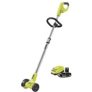 Ryobi Limpiador de Juntas 18 V One+™ RY18PCC-120 Limpieza de terraza, callejones, losas, adoquines, deshierbe Juntas batería 2Ah + Cargador Ryobi Limpiador de Juntas 18 V One+™ RY18PCC-120 Limpieza de terraza, callejones, losas, adoquines, deshierbe Juntas batería 2Ah + Cargador