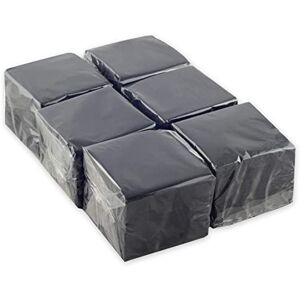 Hostelnovo Pack de 600 Servilletas de Papel Desechables Pequeñas e Individuales Ideales para Cocktail Diseño Moderno de Color Negro 10 x 10 cm Plegadas Hostelnovo Pack de 600 Servilletas de Papel Desechables Pequeñas e Individuales Ideales para Cocktail Diseño Moderno de Color Negro 10 x 10 cm Plegadas