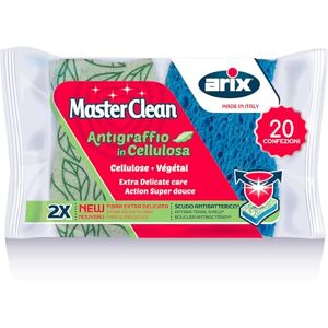 Arix 40 esponjas antiarañazos de celulosa Extra Suave de la línea Masterclean, Esponja para Limpieza de Placas de Cocina, inducción, Cocina, baño y Superficies delicadas – 20 Paquetes Arix 40 esponjas antiarañazos de celulosa Extra Suave de la línea Masterclean, Esponja para Limpieza de Placas de Cocina, inducción, Cocina, baño y Superficies delicadas – 20 Paquetes