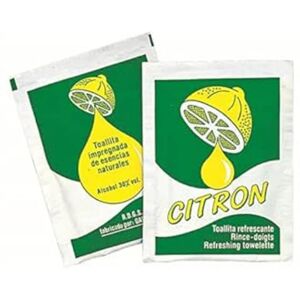 Garcia de Pou García de Pou Toallitas Refrescantes Citrón, 6 x 8 cm, 500 unidades, Blanco Garcia de Pou García de Pou Toallitas Refrescantes Citrón, 6 x 8 cm, 500 unidades, Blanco