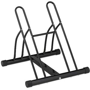 Relaxdays Soporte Bicicletas para Interior, para 2 Bicis, Neumáticos hasta 60 mm, Acero, 57 x 60,5 x 55 cm, Negro Relaxdays Soporte Bicicletas para Interior, para 2 Bicis, Neumáticos hasta 60 mm, Acero, 57 x 60,5 x 55 cm, Negro
