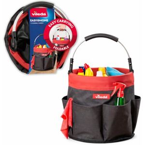 Vileda Cleaning Caddy Organizador de limpieza impermeable con asa y 6 compartimentos Vileda Cleaning Caddy Organizador de limpieza impermeable con asa y 6 compartimentos