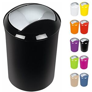 Spirella 1014388 Sydney-Papelera con Tapa basculante, Color Negro Spirella 1014388 Sydney-Papelera con Tapa basculante, Color Negro