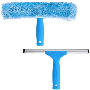 Elalove Juego de limpiacristales de 35 cm, limpiacristales Profesional con raspador de Silicona + Limpiador de Ventana de Microfibra, Juego Profesional de Limpieza de Ventanas, Adecuado para baño, Ducha Elalove Juego de limpiacristales de 35 cm, limpiacristales Profesional con raspador de Silicona + Limpiador de Ventana de Microfibra, Juego Profesional de Limpieza de Ventanas, Adecuado para baño, Ducha