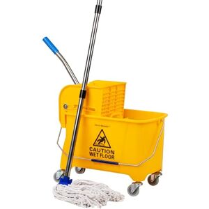 Mind Reader Cubo con escurridor y fregona, 22 Cuartos de galón (5.5 galones), Limpieza de Pisos, Ruedas, 16.25 Pulgadas de Largo x 10.75 Pulgadas de Ancho x 24.5 Pulgadas de Alto, Amarillo Mind Reader Cubo con escurridor y fregona, 22 Cuartos de galón (5.5 galones), Limpieza de Pisos, Ruedas, 16.25 Pulgadas de Largo x 10.75 Pulgadas de Ancho x 24.5 Pulgadas de Alto, Amarillo