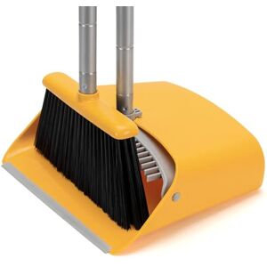 TreeLen Broom and Dustpan Set, Stand Up Broom and Dustpan for Home Cleaning TreeLen Broom and Dustpan Set, Stand Up Broom and Dustpan for Home Cleaning
