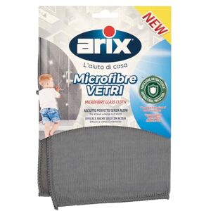 Arix Paño de microfibra para cristales antibaterico, 1 unidad Arix Paño de microfibra para cristales antibaterico, 1 unidad