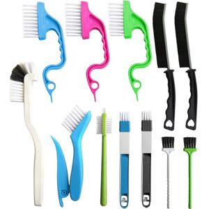 CRAFNEW 12 Herramientas de Limpieza de Huecos de Ranura, Cepillo de Limpieza de Huecos de hendiduras, cepillos de Limpieza de Ranuras de Esquina para Limpiar Ranuras de Ventanas, rieles de Puerta corredera, CRAFNEW 12 Herramientas de Limpieza de Huecos de Ranura, Cepillo de Limpieza de Huecos de hendiduras, cepillos de Limpieza de Ranuras de Esquina para Limpiar Ranuras de Ventanas, rieles de Puerta corredera,