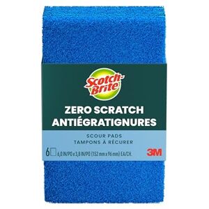 Scotch-Brite Almohadilla de Estropajo, Acero Inoxidable, Azul Scotch-Brite Almohadilla de Estropajo, Acero Inoxidable, Azul