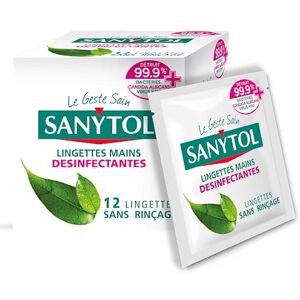 Sanytol 33650600 Toallitas desinfectantes (1 x 12 Unidades) Sanytol 33650600 Toallitas desinfectantes (1 x 12 Unidades)