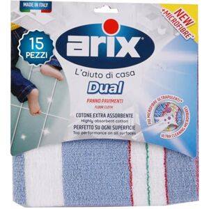 Arix 15 paños Dual para Suelos de 50 x 50 cm, de algodón Extra assobente, paño de Limpieza de Suelos Apto para Cualquier Superficie, Elimina la Suciedad más incrustada, Trapo para Suelos – 15 paños Arix 15 paños Dual para Suelos de 50 x 50 cm, de algodón Extra assobente, paño de Limpieza de Suelos Apto para Cualquier Superficie, Elimina la Suciedad más incrustada, Trapo para Suelos – 15 paños