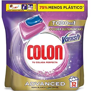 Colon Detergente Capsulas, Azul, 32 Unidad (Paquete de 1), El embalaje puede variar Colon Detergente Capsulas, Azul, 32 Unidad (Paquete de 1), El embalaje puede variar