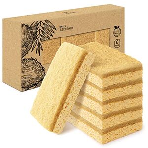 joeji's Kitchen 6 Esponja Natural en Celulosa y Espatula de Fibra de Sisal -Estropajo Ecologico para Limpiar en Profundidad en la Cocina o en el Baño Esponja Cocina Biodegradable Natural joeji's Kitchen 6 Esponja Natural en Celulosa y Espatula de Fibra de Sisal -Estropajo Ecologico para Limpiar en Profundidad en la Cocina o en el Baño Esponja Cocina Biodegradable Natural