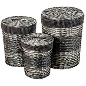 Vical Home Set Cesto De La Ropa 3 Uds. Gris Vical Home Set Cesto De La Ropa 3 Uds. Gris