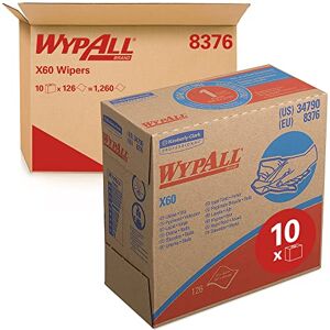 Wypall * X60 Paños de limpieza , 1 cajas POP-UP x 126 paños blancos de 1 capa Wypall * X60 Paños de limpieza , 1 cajas POP-UP x 126 paños blancos de 1 capa