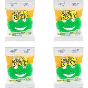 Scrub Daddy Essentials Esponjas de Cocina, Esponja Que Cambia de Textura, Estropajo Que no Raya, Productos de Limpieza para baño Resistentes a los olores, Aptas para lavavajillas, Paquete de 4 Scrub Daddy Essentials Esponjas de Cocina, Esponja Que Cambia de Textura, Estropajo Que no Raya, Productos de Limpieza para baño Resistentes a los olores, Aptas para lavavajillas, Paquete de 4