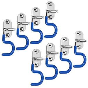 SUMNACON Organizador de escobas para fregona, 8 piezas tipo S, organizador de herramientas de limpieza montado en la pared, soporte para escobas y rastrillos, soporte de acero inoxidable resistente SUMNACON Organizador de escobas para fregona, 8 piezas tipo S, organizador de herramientas de limpieza montado en la pared, soporte para escobas y rastrillos, soporte de acero inoxidable resistente