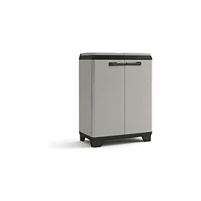 Keter Papelera de clasificación Planet Plástico Reciclado, Gris/Negro, Basura de clasificación, 680x390x920 mm Keter Papelera de clasificación Planet Plástico Reciclado, Gris/Negro, Basura de clasificación, 680x390x920 mm